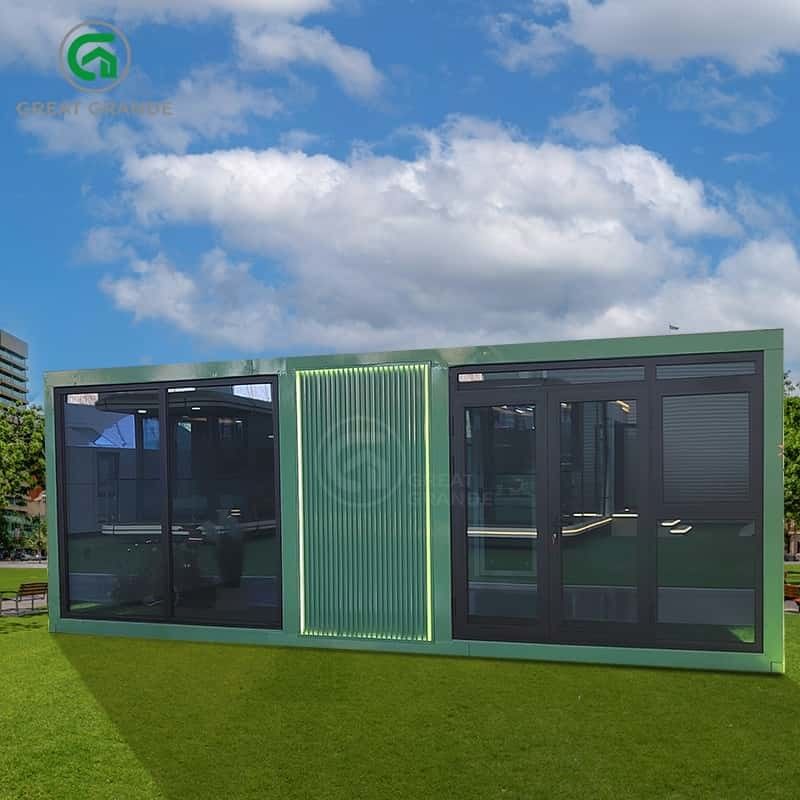 20FT محمولة قابلة للتوسع المنازل الراحة الراحة الإطار الصلب المسمر ألواح الجدار المركبة