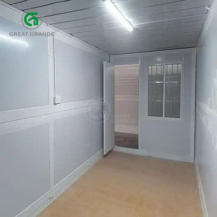 20ft طي خارج الحاوية المنزل المصنع أنابيب مربعة الصلب المغلف التثبيت السريع