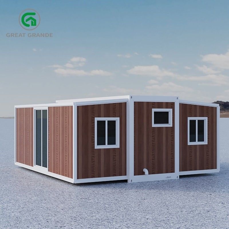 المنزل المسبق للتوسيع المعاصر 2.0kN / m2 الأرضية الحية الحمولة سبيكة الألومنيوم النافذة المنزلقة