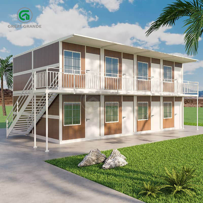 تصميم سقف منحدر حاوية قابلة للطي المنزل الفولاذ المصبوب قطعة ربط الزاوية الصلب صفيحة عمر الخدمة أكثر من 15 سنة