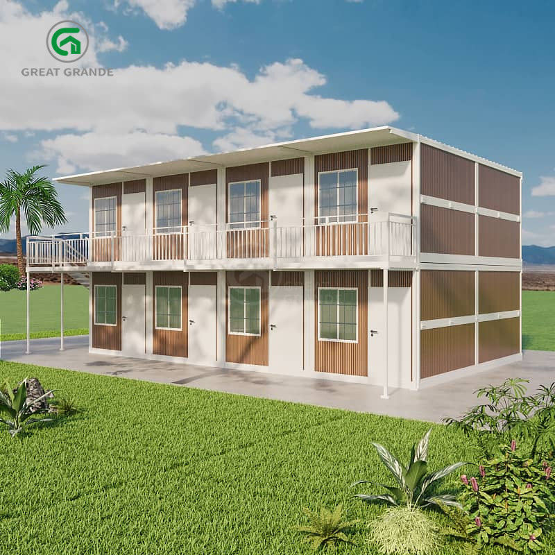 تصميم سقف منحدر حاوية قابلة للطي المنزل الفولاذ المصبوب قطعة ربط الزاوية الصلب صفيحة عمر الخدمة أكثر من 15 سنة